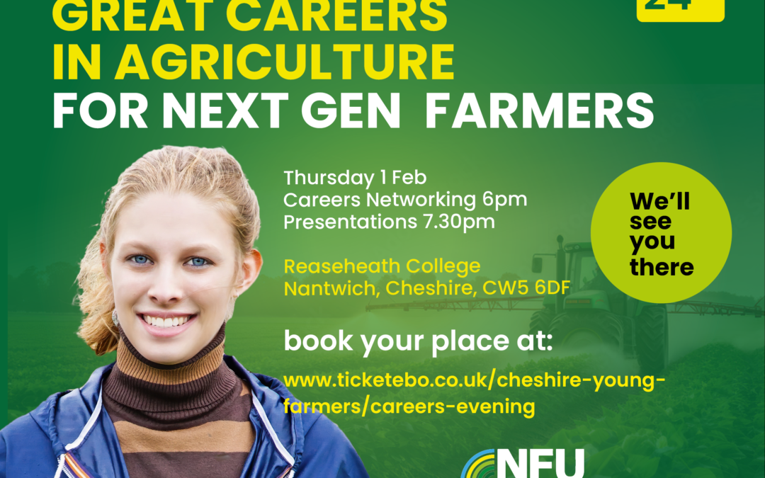 NFU & Reaseheath College Careers in Agriculture Event!